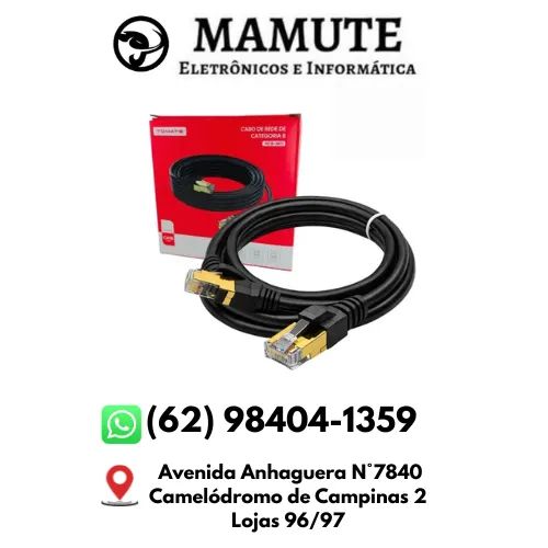 Cabo De Rede Cat8 5m Metros Blindado Giga