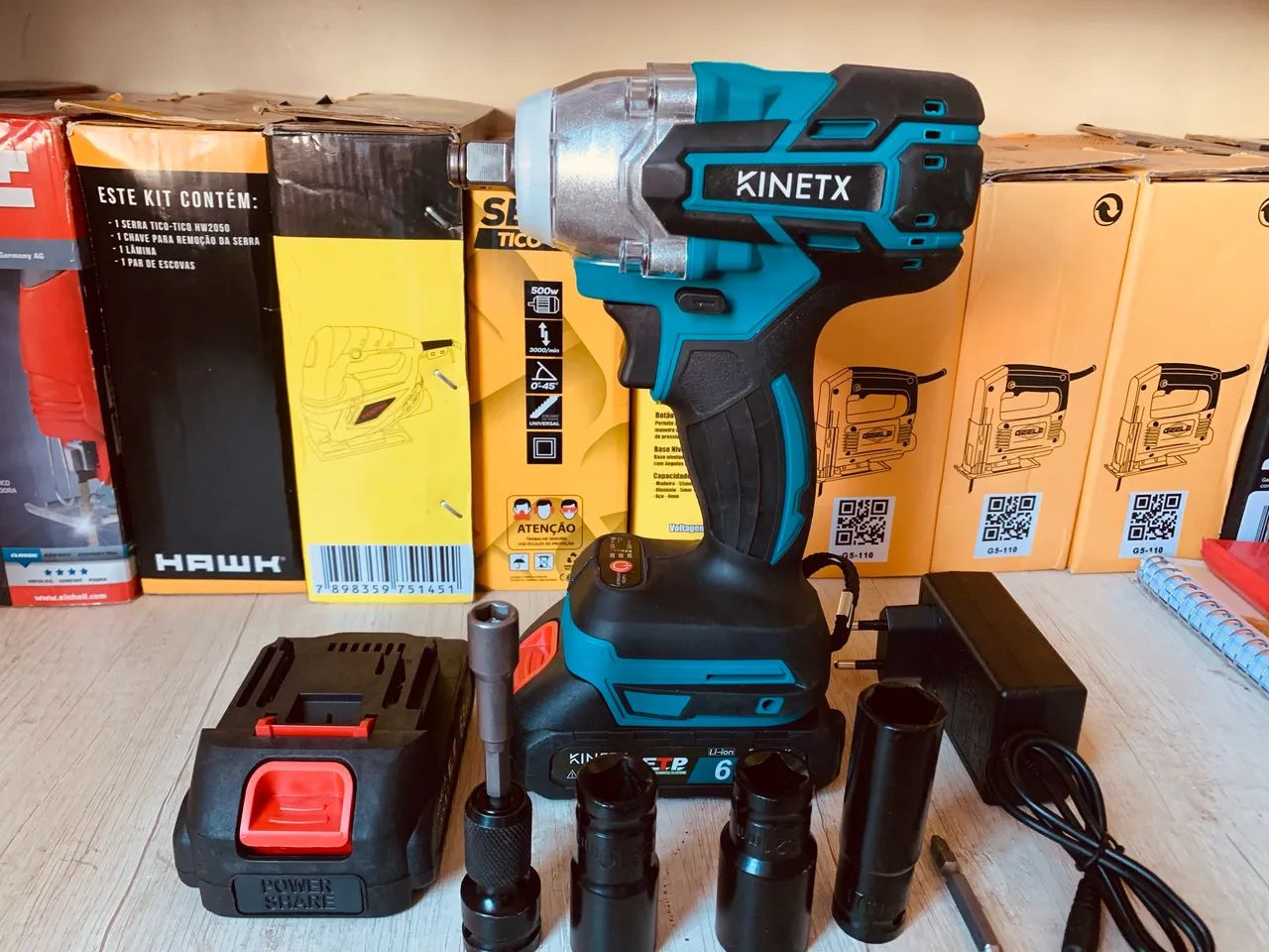 Chave impacto KINETX 880nM 68VF - Equipamentos Para Comércio