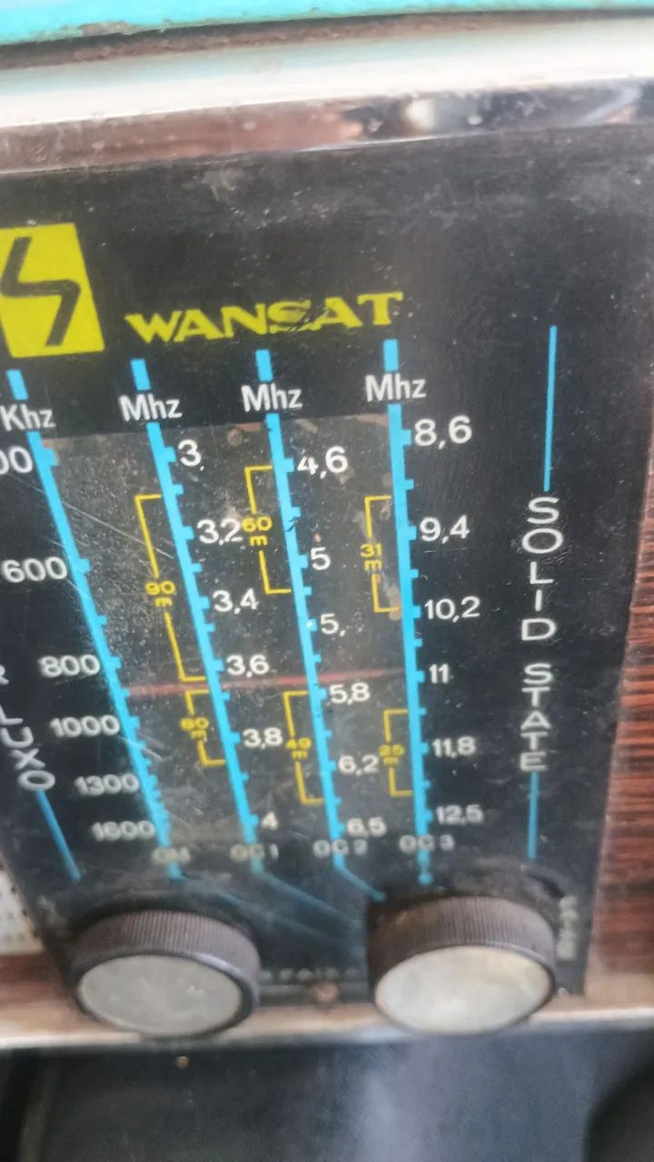 Rádio antigo Wansat - Foto 2