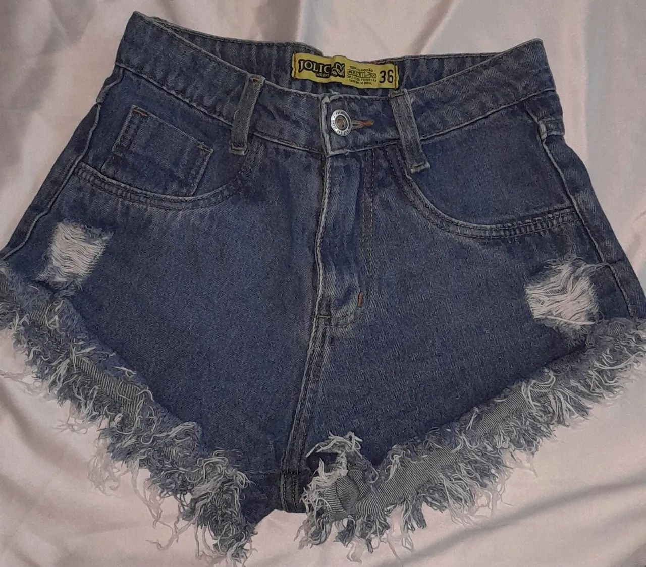 kit 3 shorts jeans 36 - Foto 3