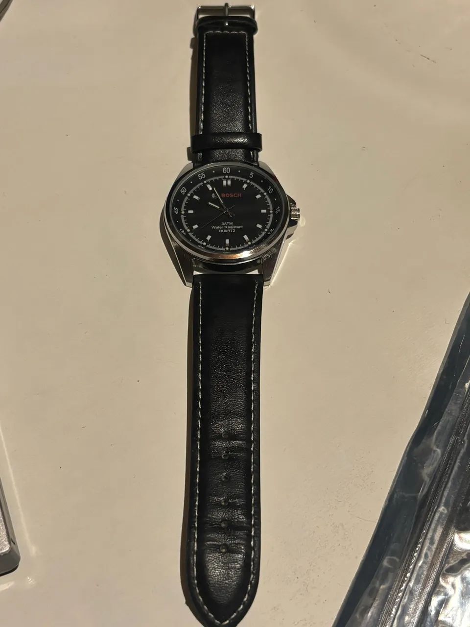 Relógio Original Bosch Classico Pulseira Couro Coleção  - Foto 2