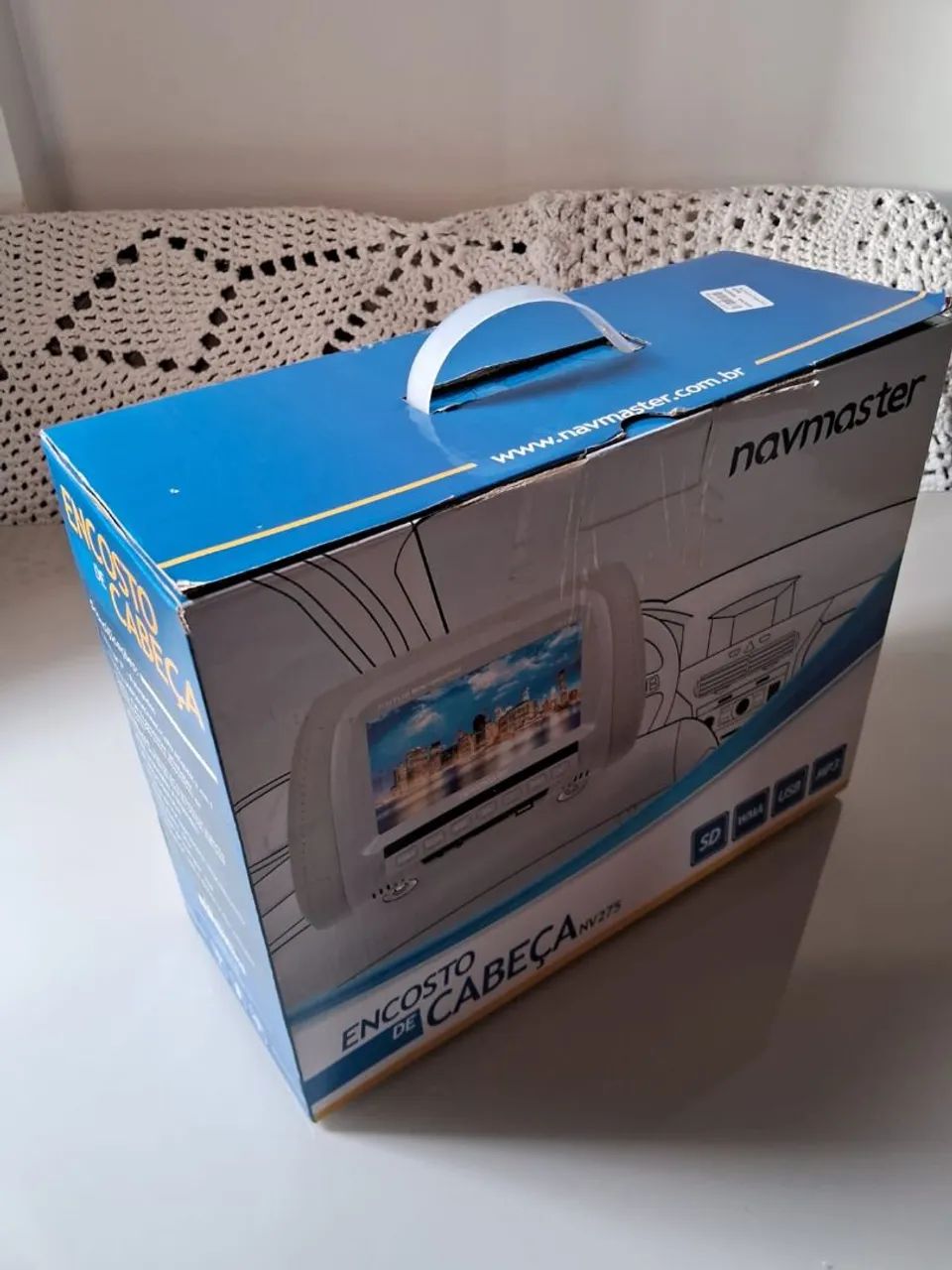 Encosto de cabeça com tela de 7" NAVMASTER - Foto 3
