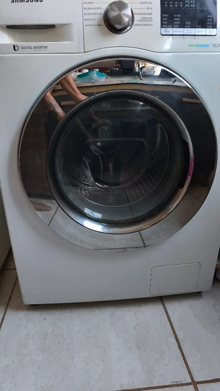 Lava e seca Samsung Eco bubble 10kg - Foto 2