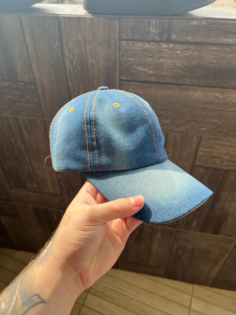 Boné Jeans Azul (Novo) - Foto 3