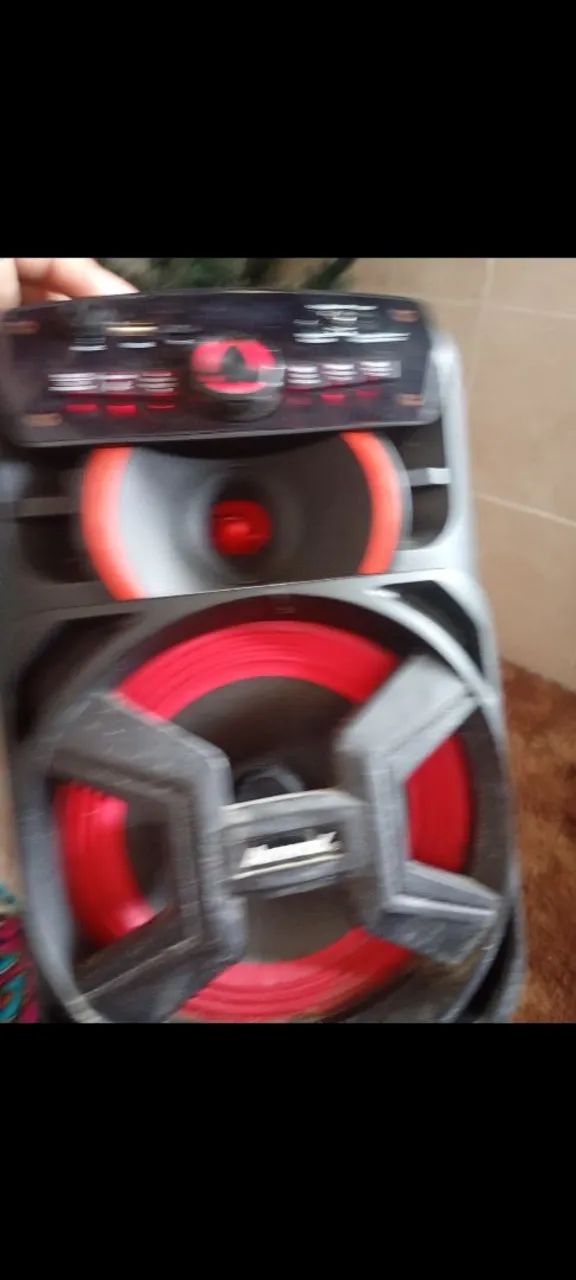 Caixa de som pega microfone PDraven