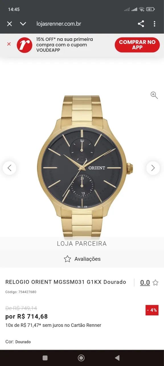 Vendo relógio orient - Foto 3