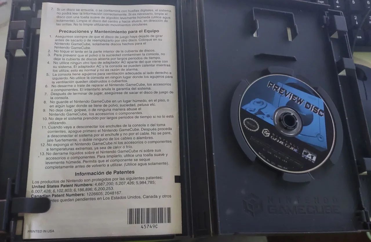 Preview disc game cube 5 jogos demos em 1 disco - Foto 3