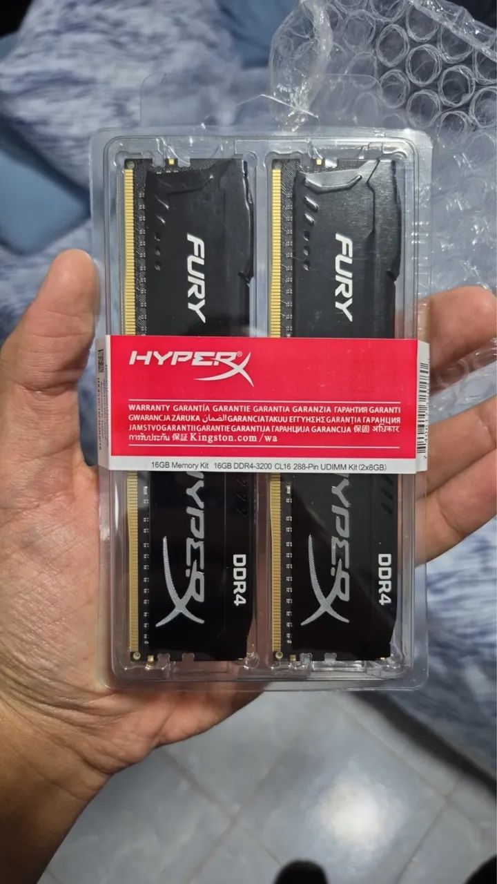 HyperX Memória RAM 8GBx2 3200mhz