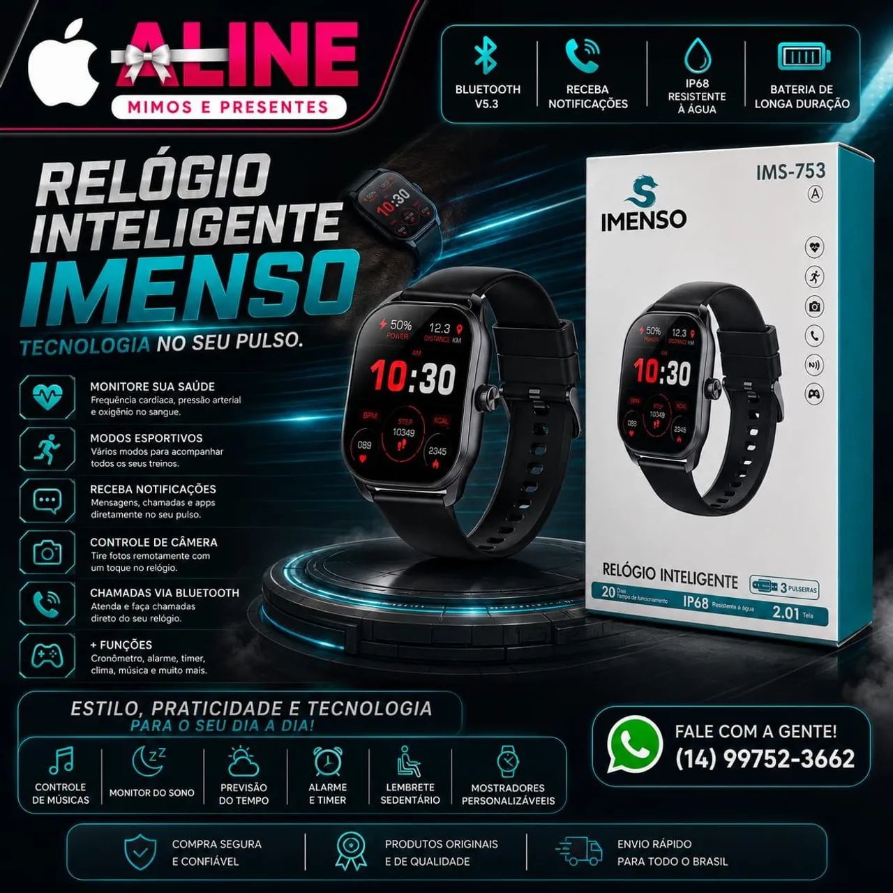 SMARTWATCH IMENSO IMS-753