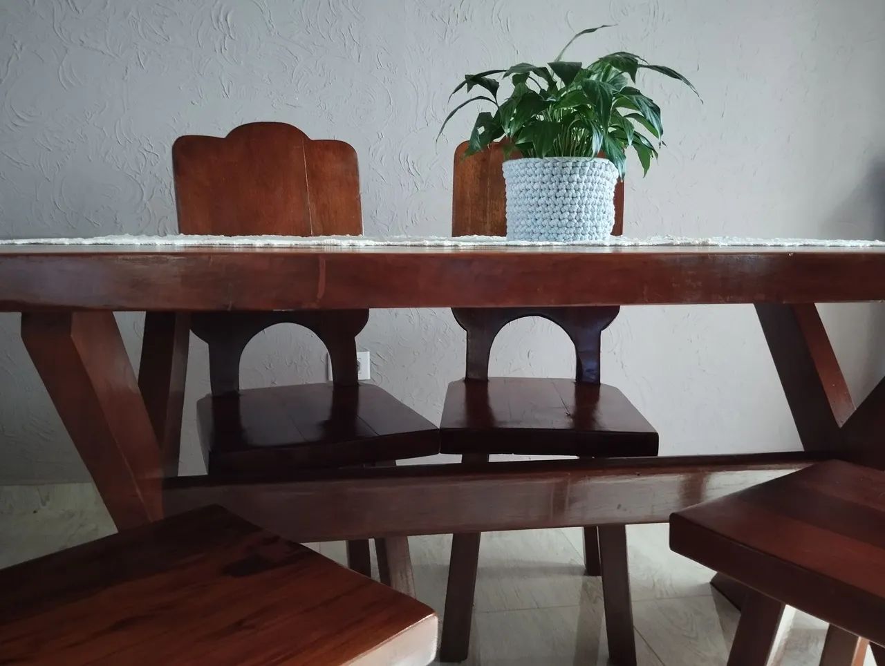 Mesa de madeira maci ça  - Foto 2
