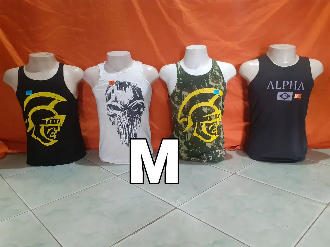 REGATA Masculino de academia M, G, GG