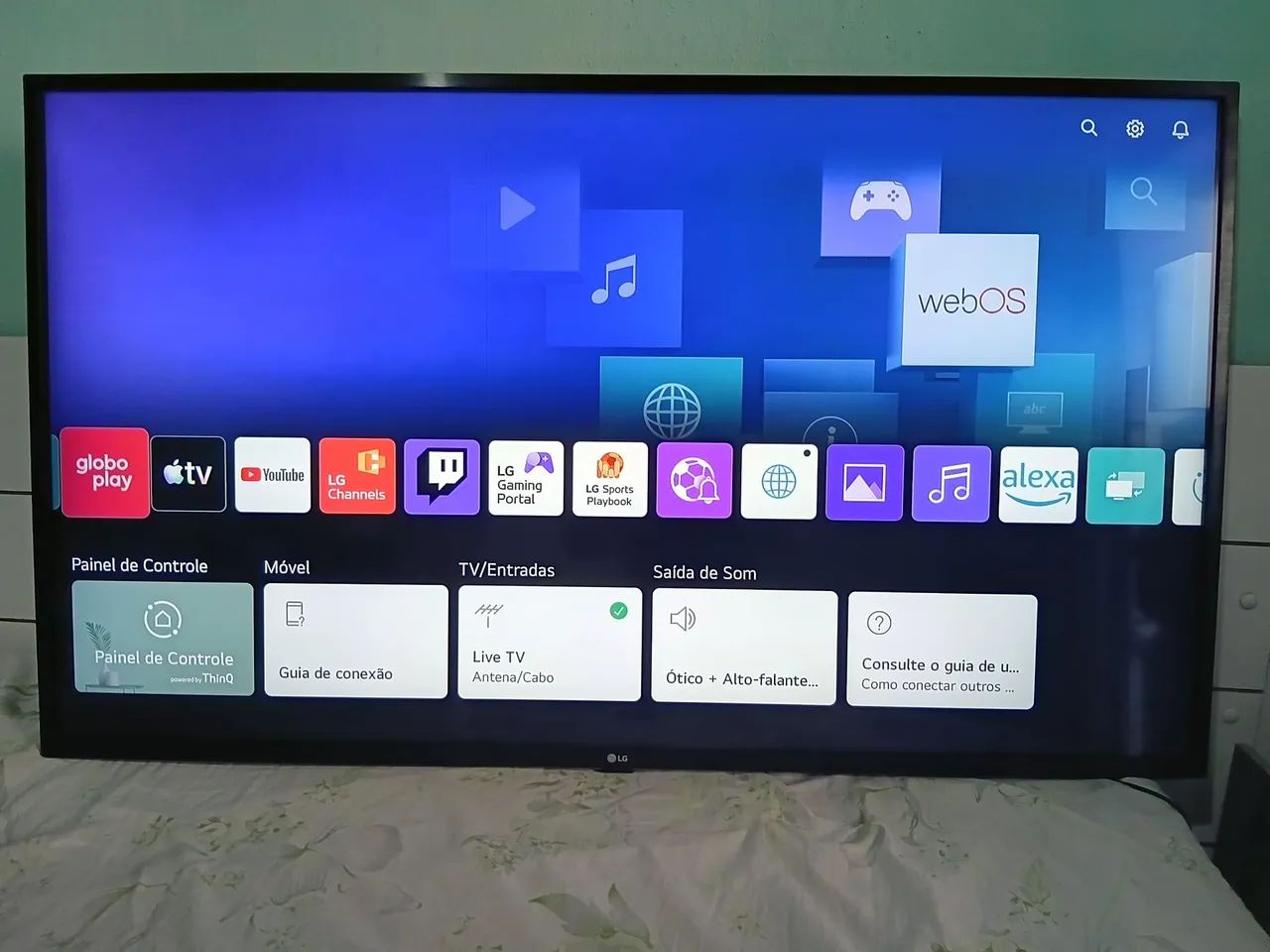 TV 50 POLEGADAS SMART LG SMART DETALHE LINHA
