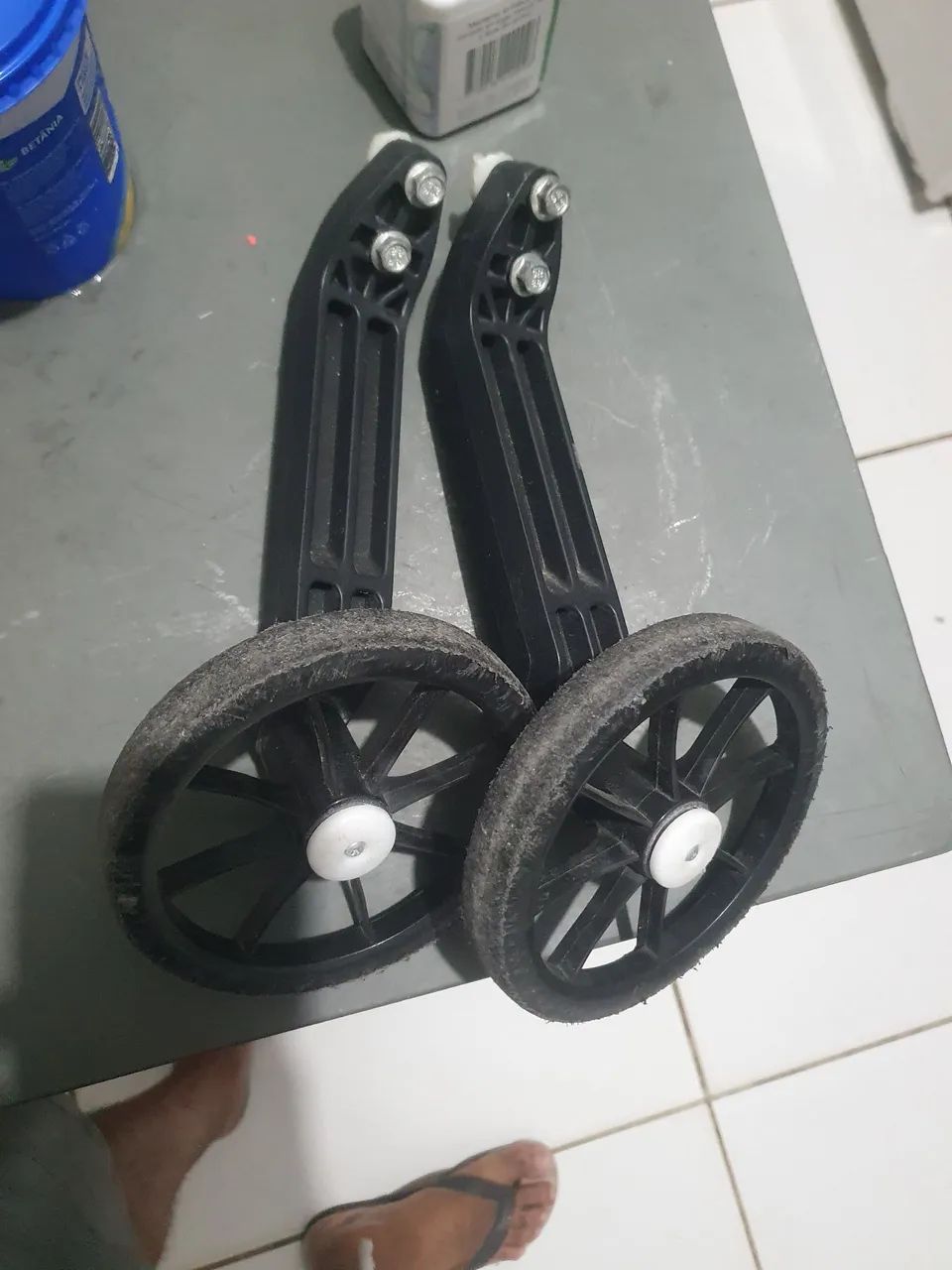 Par de rodas laterais para bicicletas 