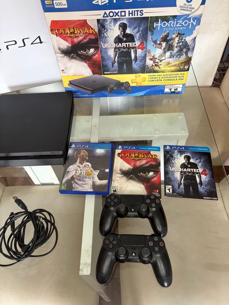 Ps4 Slim com caixa Seminovo - Foto 2