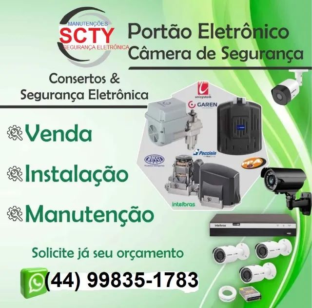 Cerca Elétrica e Alarmes