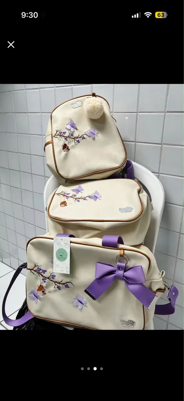 vendo bolsa de bebê (nunca usada) - Foto 2