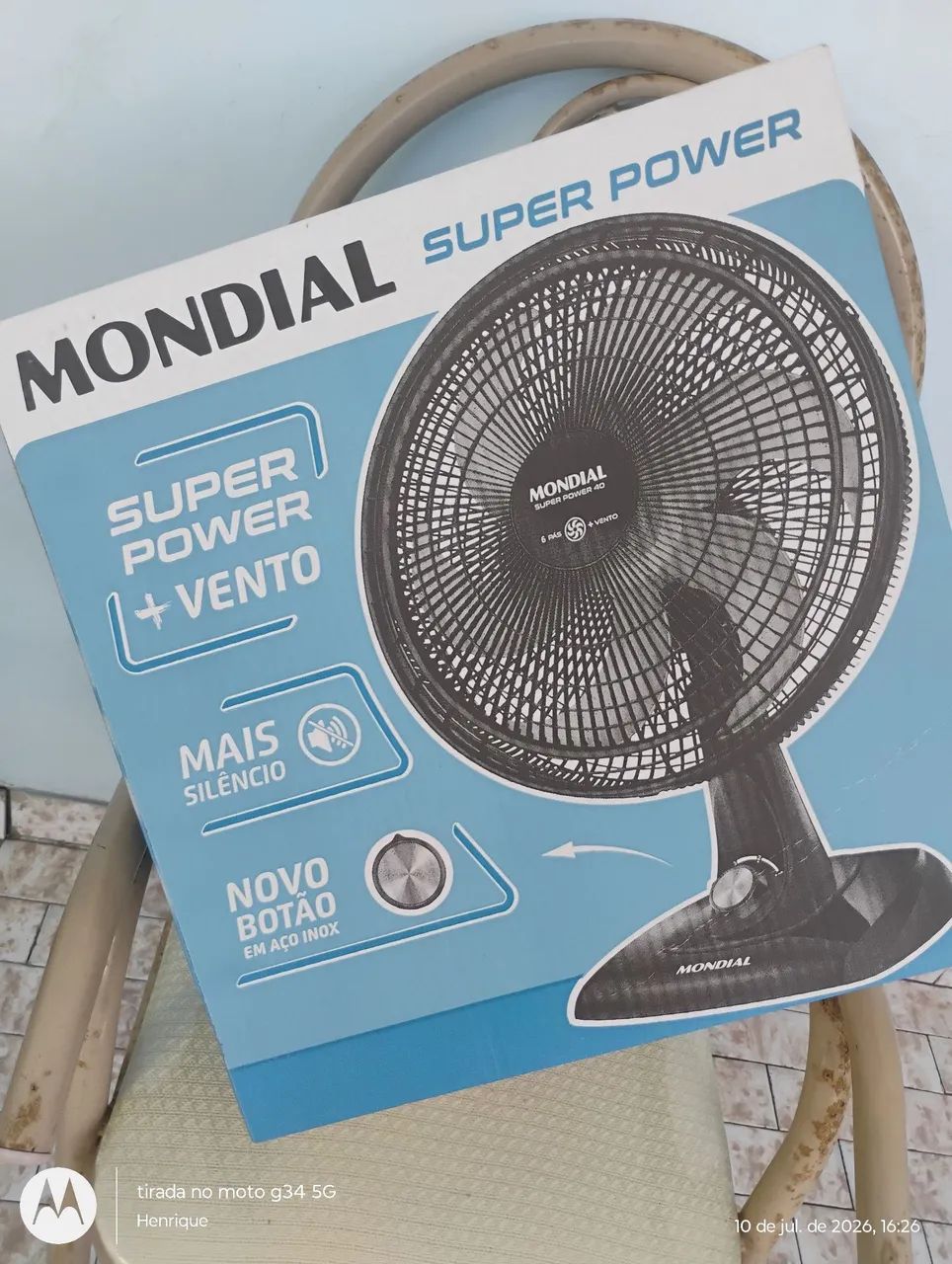 Ventilador 40 centímetros 