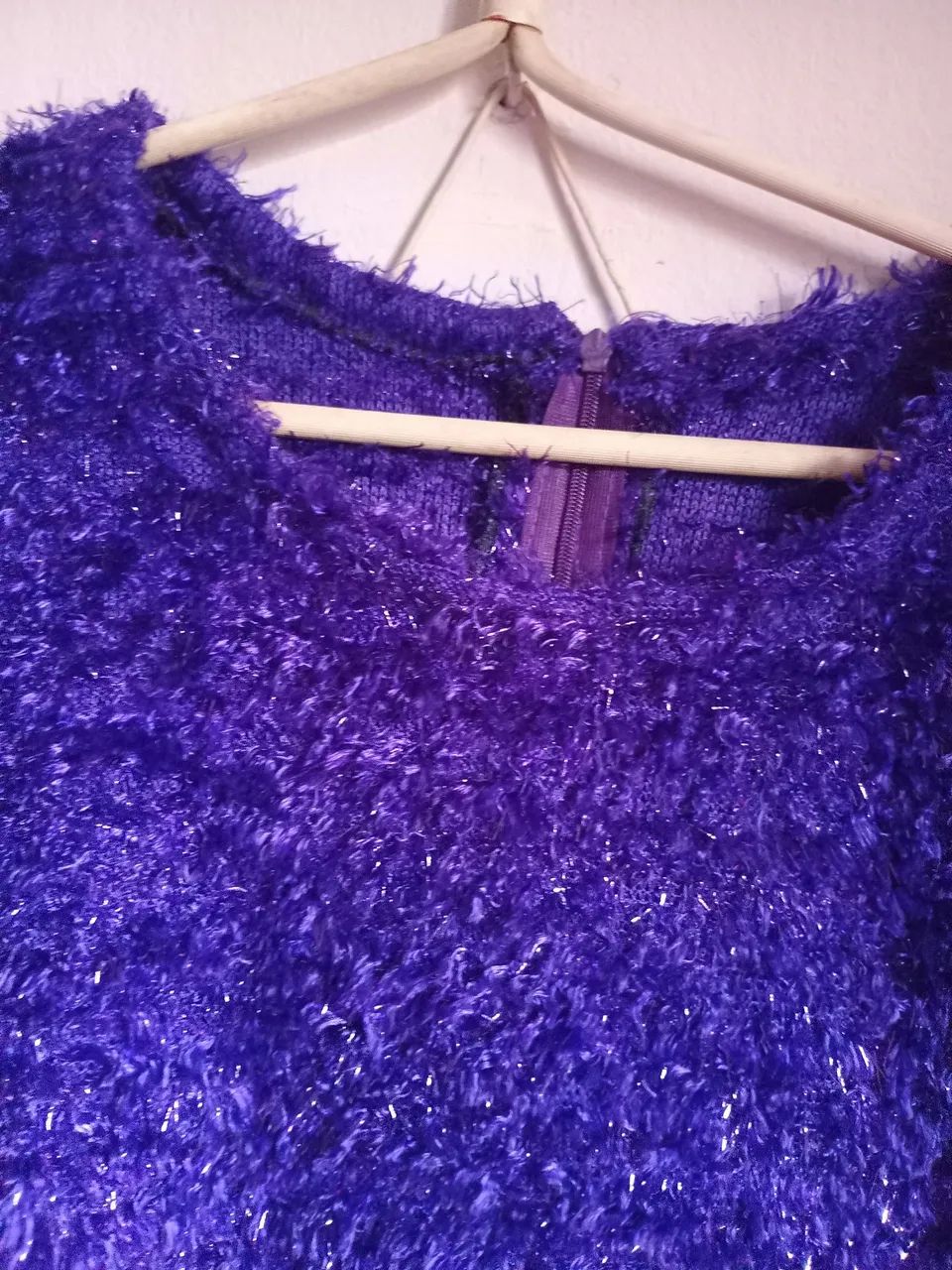 Blusa felpuda com brilho  - Foto 2