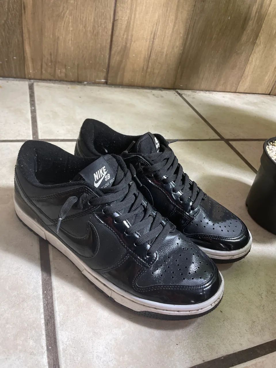 Tênis Nike Dunk Low Preto - Usado - Ótimo Custo-Benefício - Foto 3