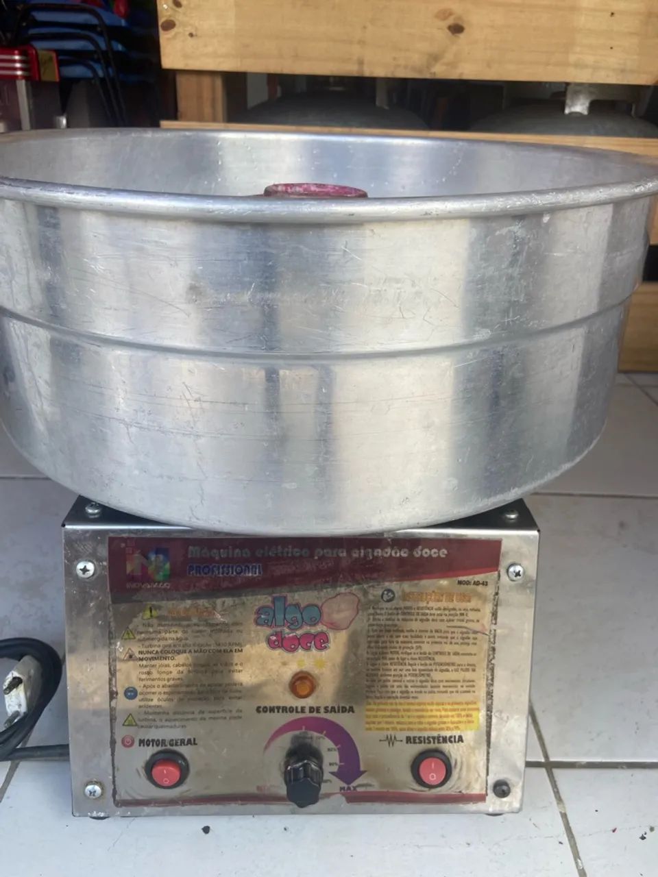 Máquina de algodão doce 