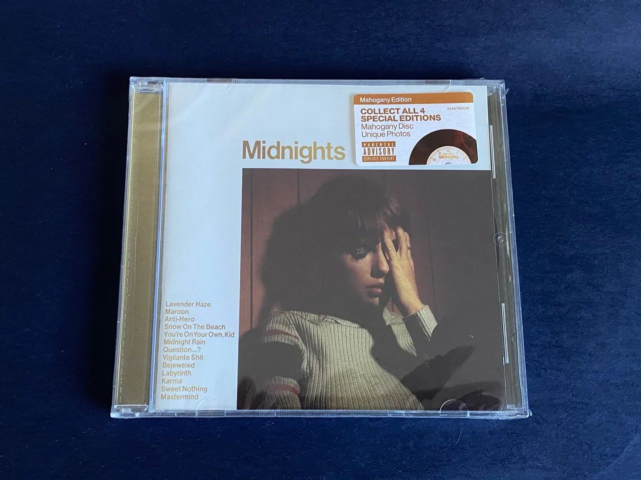 CD Taylor Swift - Midnights (Mahogany Edition) (importado e lacrado)