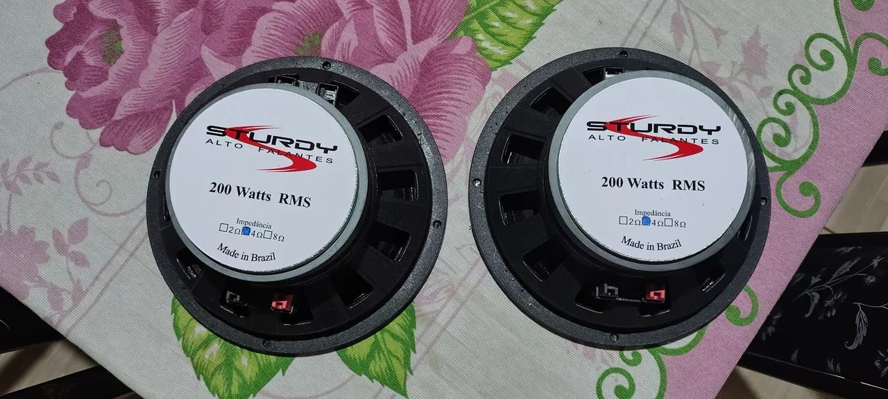 Vendo par de alto falante STRONG 8 polegadas 200 RMS - Foto 3
