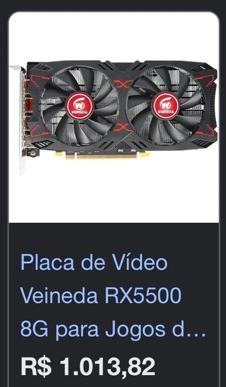 Rx 5500xt 8gb NOVA - Foto 3