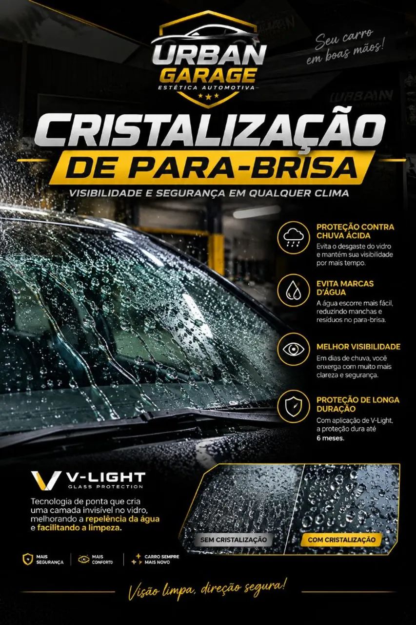 Cristalização de parabrisa 