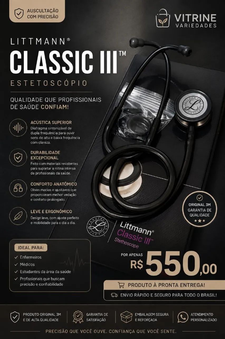 LITTMANN CLASSIC III DTEHOSCOPE 