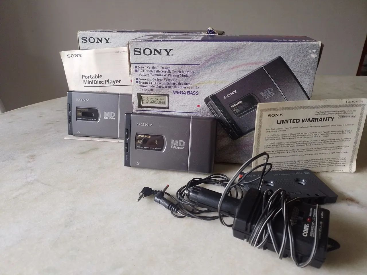Portable MiniDisc Player MZ-E-40 Sony 