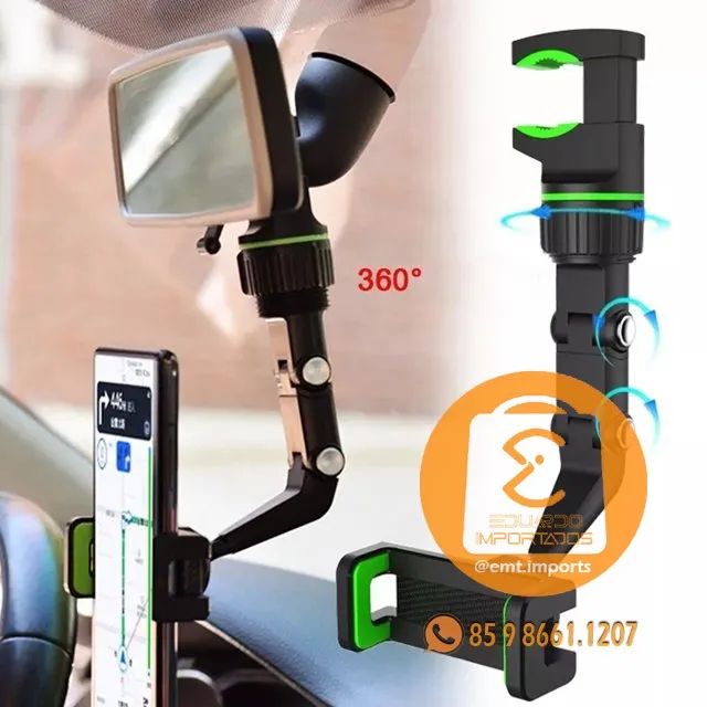 Suporte De Celular Multifuncional Ajust ável Rotação 360 Graus - Foto 4