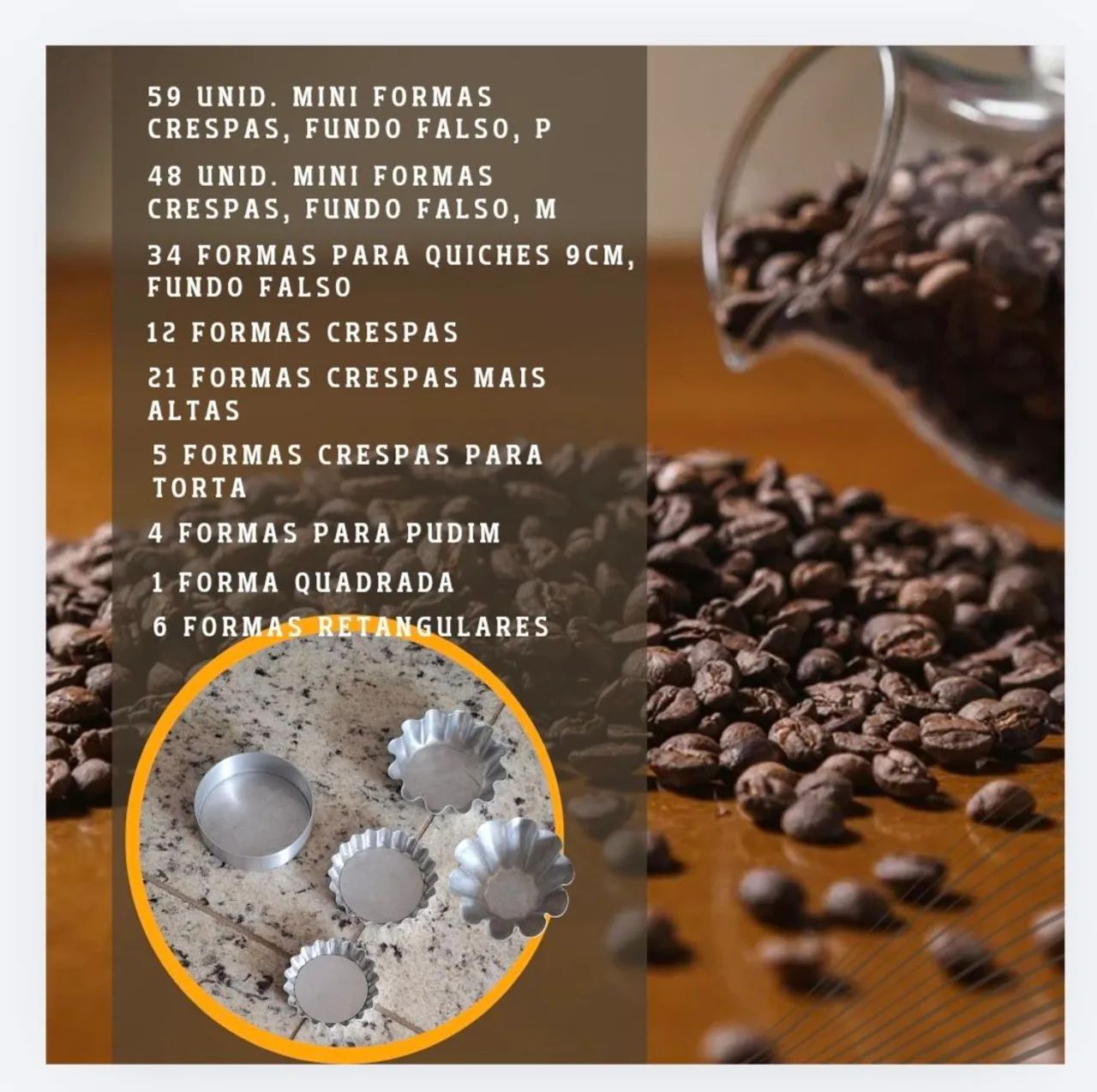 Formas de bolo e salgados - Foto 2