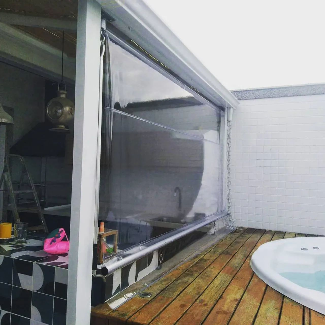 Toldo cortina visor 