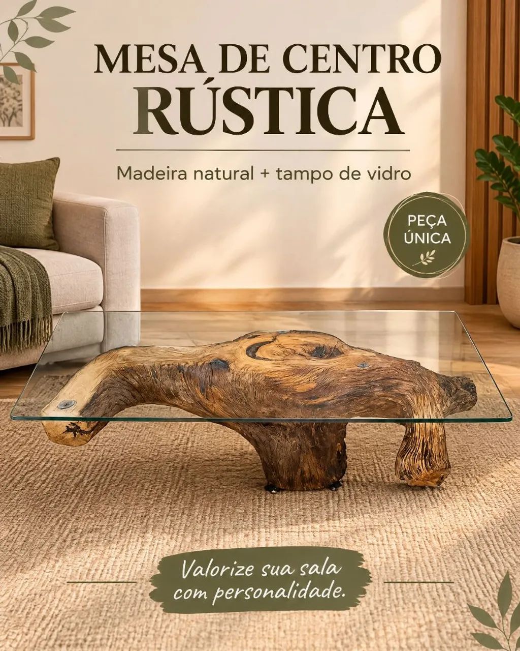 Mesa de centro única  - Foto 2