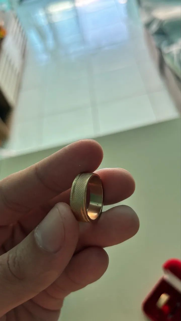 Alianças banhada a ouro  - Foto 5