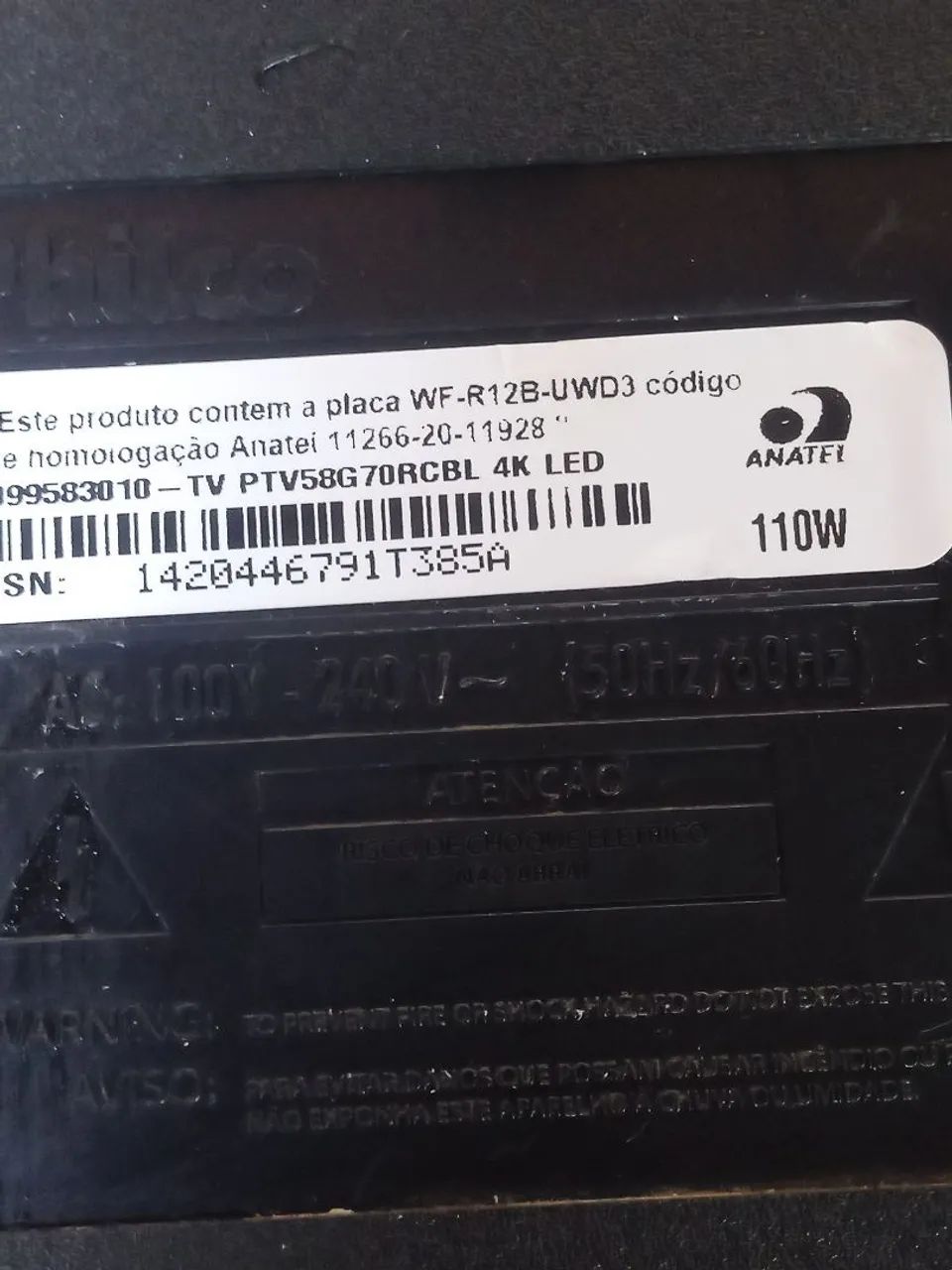 TV 58 PHILCO SMART ROKU PEGA TODOS APLICATIVOS TV COMPLETA - Foto 6