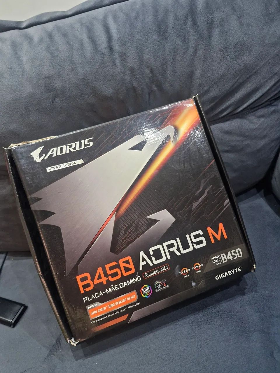 PLACA MÃE B450 AORUS M - Foto 2