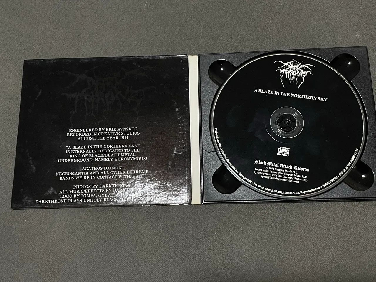 CD Seminovo Darkthrone - A Blaze in the Northern Sky | Clássico