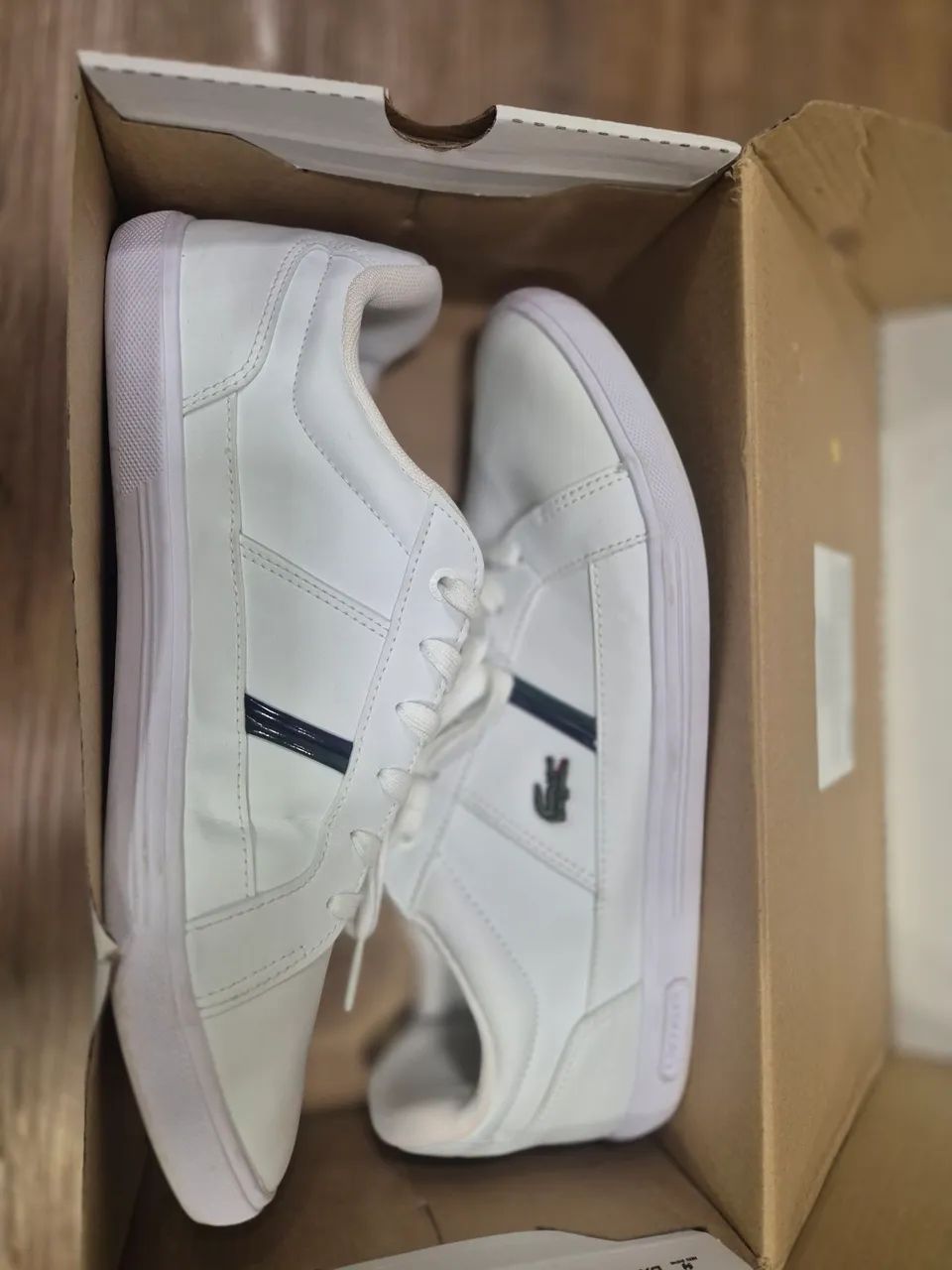 Tênis Lacoste Europa Branco 43 - Foto 3