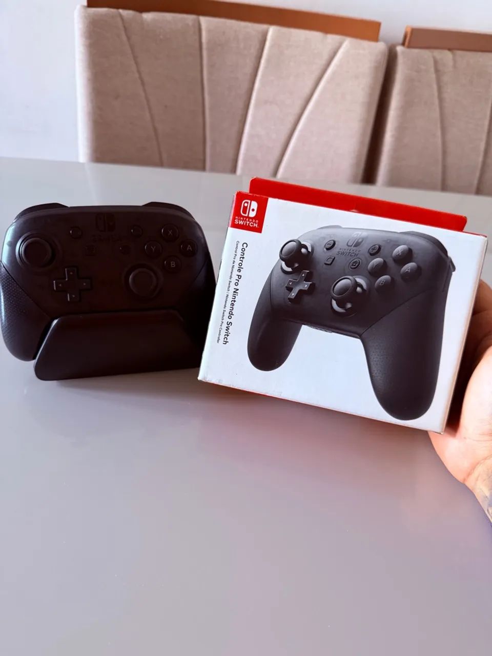 Controle pro Nintendo switch ORIGINAL COM NF
