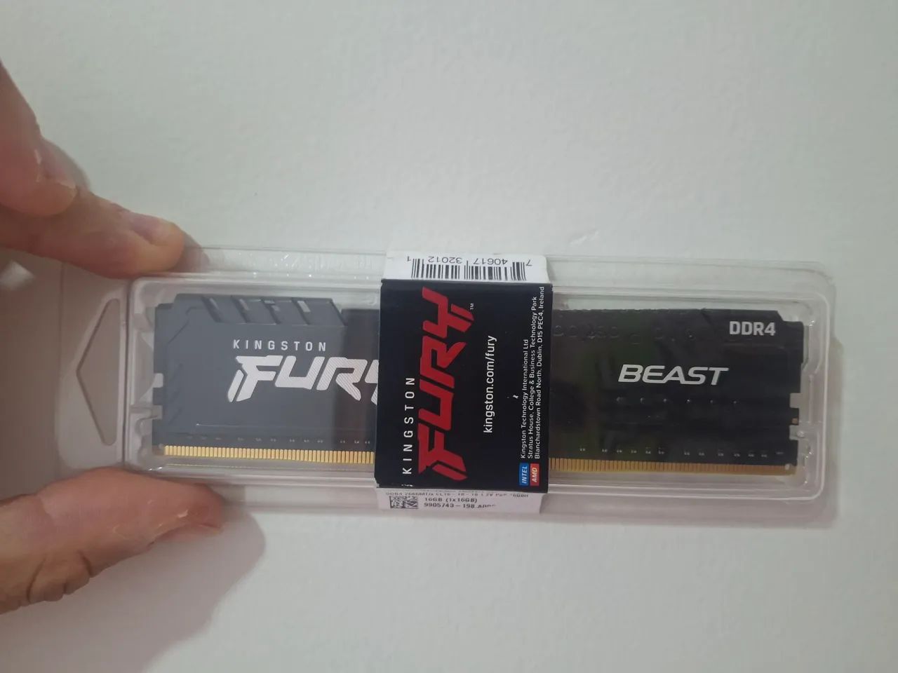 Memoria fury 1x 16gb ddr4 cl16 2666MHz  - Foto 2