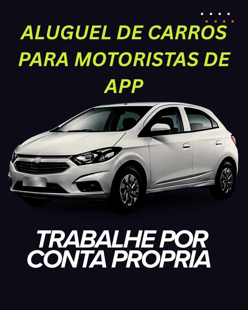 ALUGUEL DE VEÍCULO PARA MOTORISTA DE APP