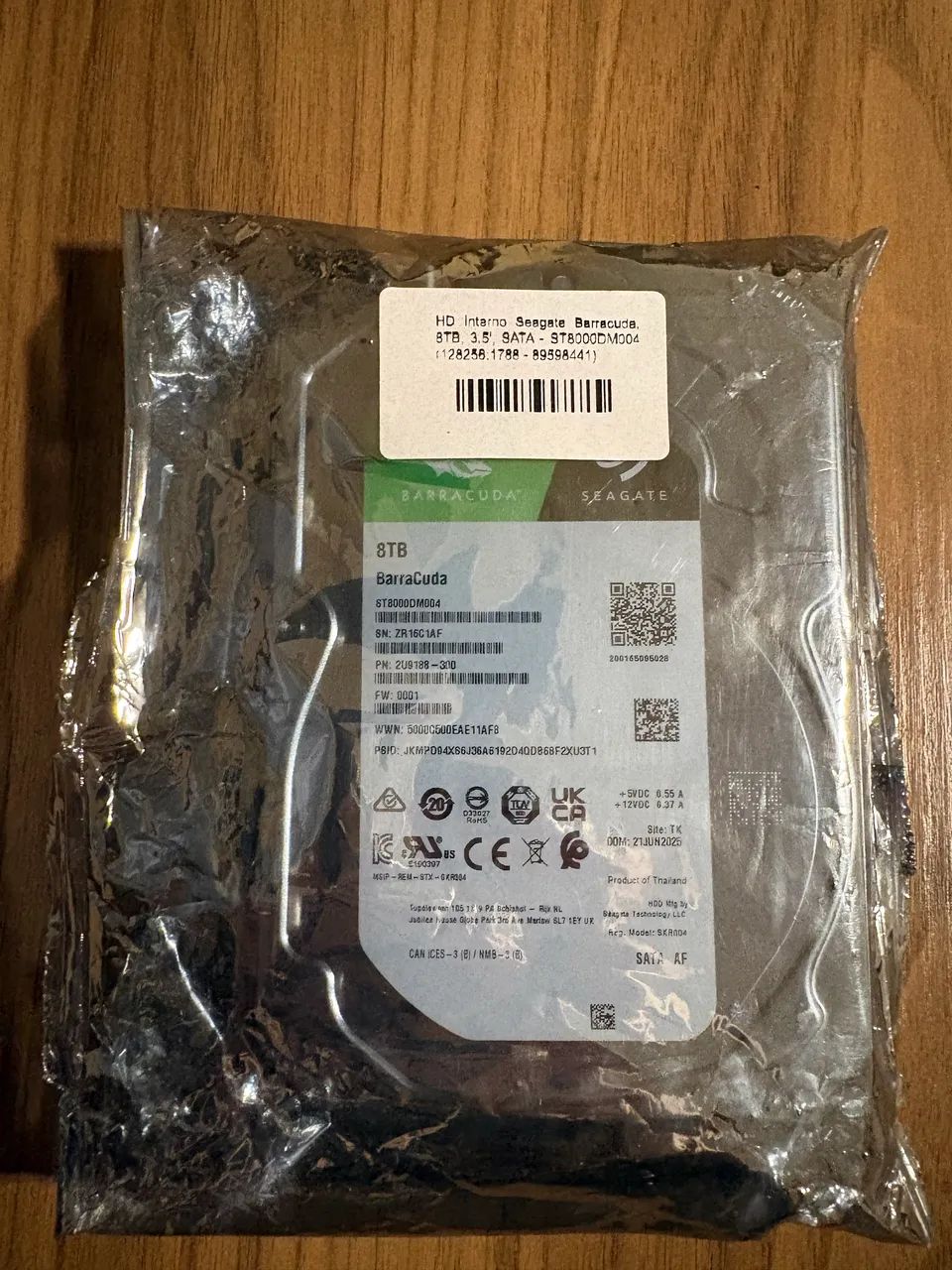 HDD Seagate 8 TB - MUITO NOVA - Foto 3