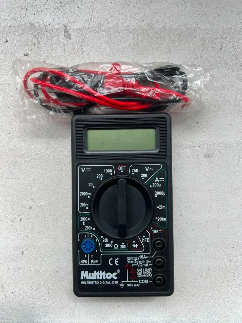 Multímetro Digital Multitoc 830B - Novo