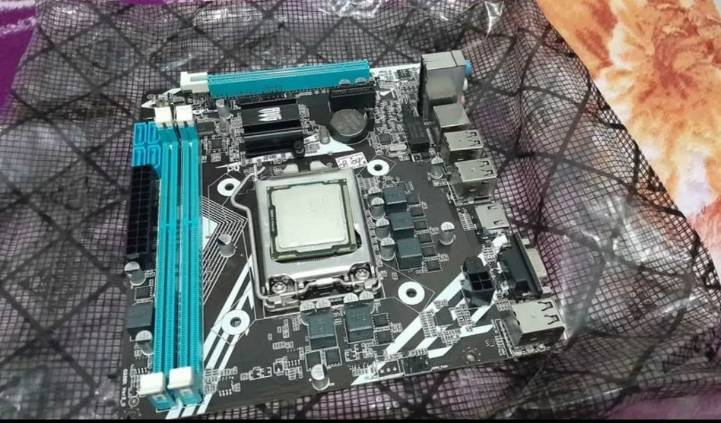 Placa mãe + processador