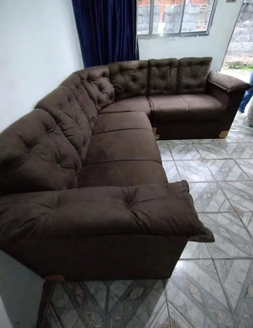 QUEIMA DE ESTOQUE SOFÁ DE CANTO PAGA NA ENTREGA  - Foto 3