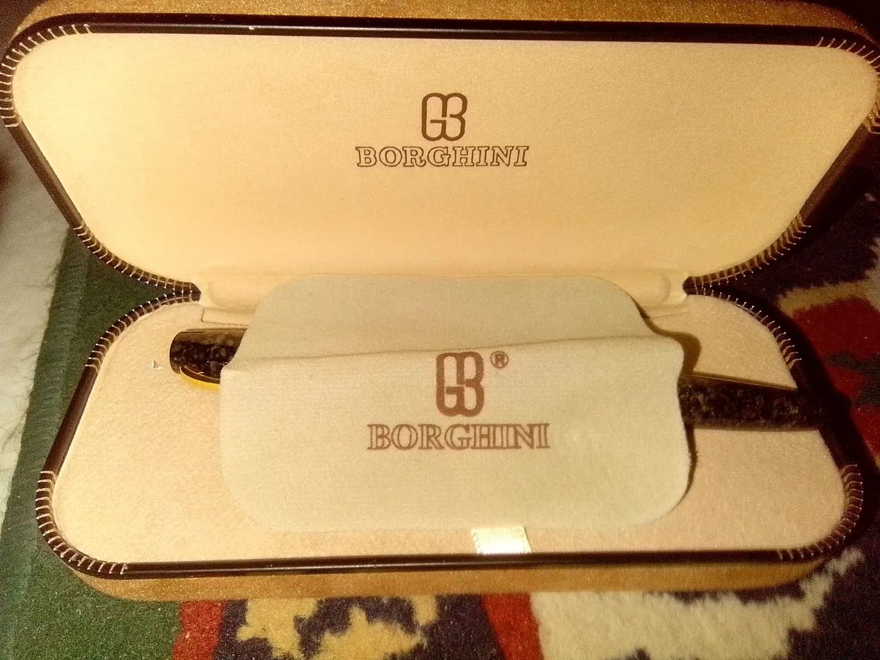 CANETA BORGHINI ORIGINAL NA CAIXA- ESFEROGRÁFICA - Foto 2