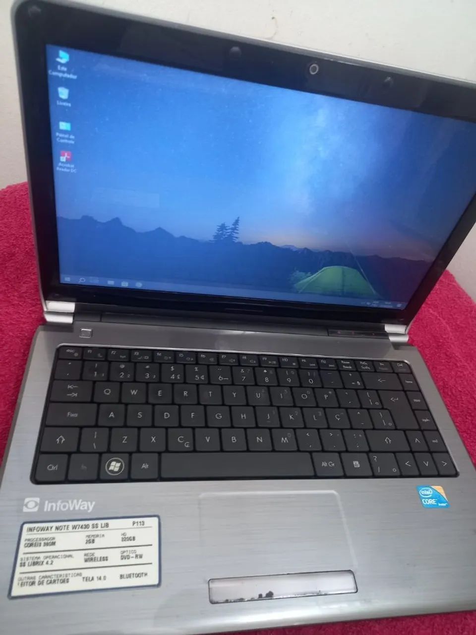 Notebook  itautec i3 top garantia 