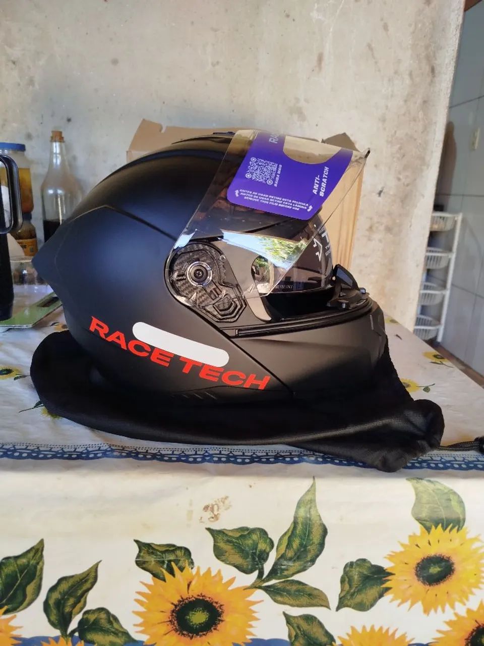 Capacete race tech novo - Foto 4