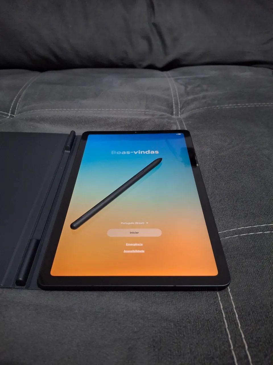 Tablet Samsung Tab S6 Lite 4G+Wi-Fi 64GB - Impecável, com Capa e Caneta - Foto 2
